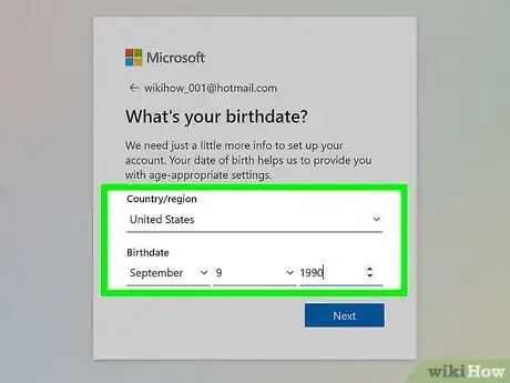 Image titled Create a Hotmail Account Step 7