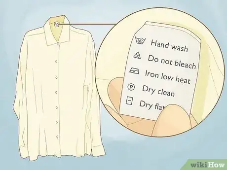 Image titled Wash a Rayon Shirt Step 1