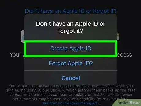 Image titled Create an Apple ID on an iPhone Step 4