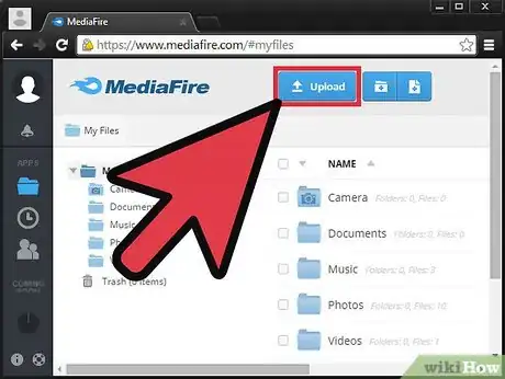 Image titled Upload Files on to Mediafire Step 6