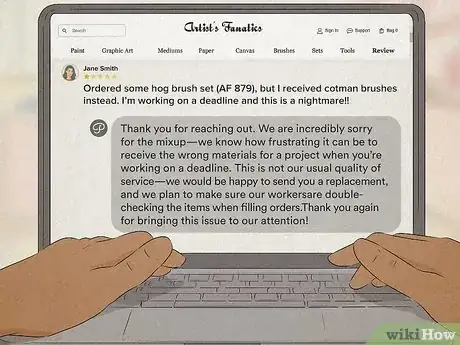 Image titled Respond to Negative Reviews Step 9