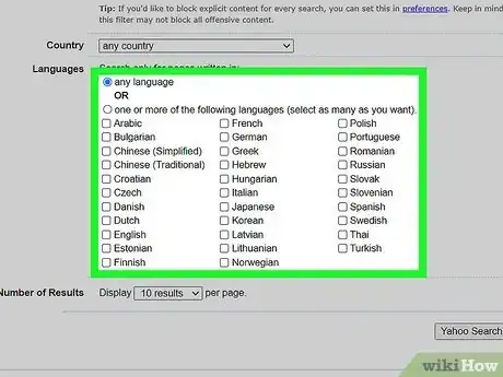 Image titled Use the Yahoo Search Engine Step 10