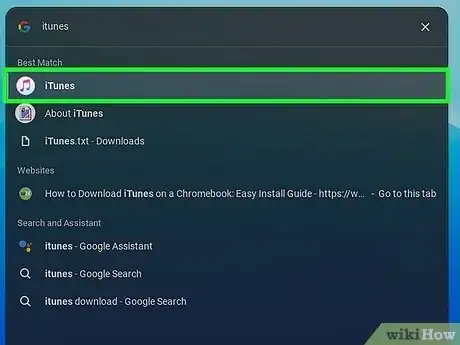 Image titled Download iTunes on Chromebook Step 18