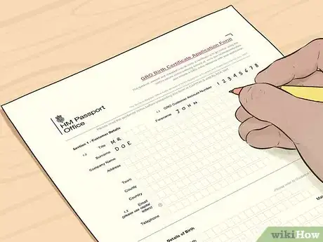 Image titled Get a Copy of a Birth Certificate in the UK Step 3