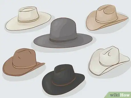 Image titled Shape a Cowboy Hat Step 1