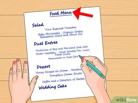 Image titled Plan a Wedding Reception Step 12
