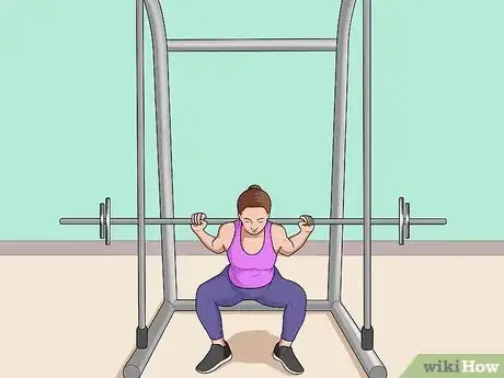 Image titled Perform a Weighted Squat Step 6