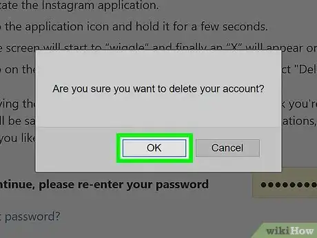 Image titled Delete an Instagram Account Step 22
