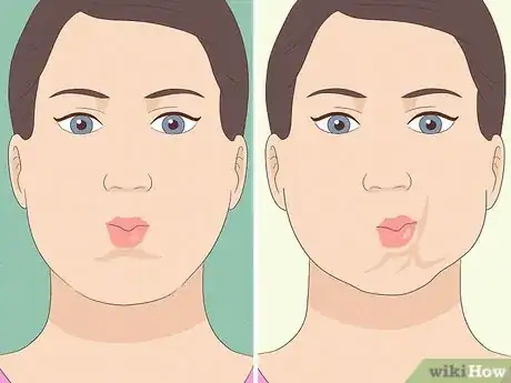Image titled Reduce Face Fat Step 1