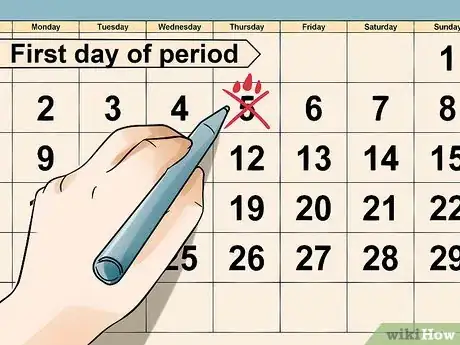 Image titled Determine First Day of Menstrual Cycle Step 4