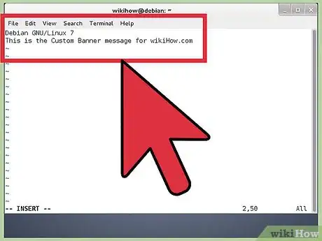 Image titled Set Up a Custom Banner Message in Your Ubuntu Linux Machine for Remote Users Step 4