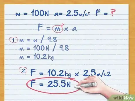 Image titled Calculate Force Step 6