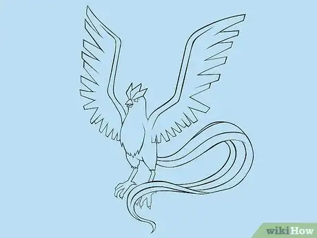Image titled Draw the Three Legendary Birds Step 8