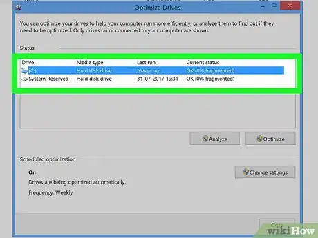 Image titled Defragment a Disk on a Windows Computer Step 12