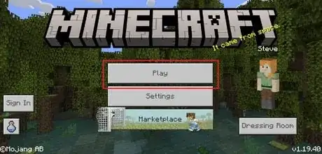 Image titled Main menu click play