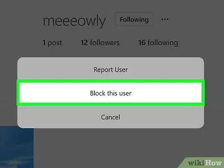 Image titled Block and Unblock Users on Instagram Step 16