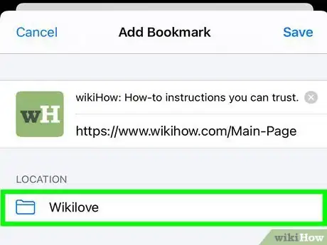 Image titled Bookmark on an iPad Step 6