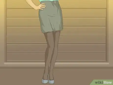 Image titled Wear Tights with a Skirt Step 10