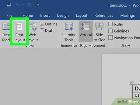 Image titled Copy a Table from Word Step 3