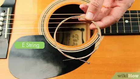 Image titled String an Acoustic Guitar Step 5