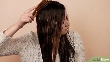 Image titled Comb Long Hair Step 13