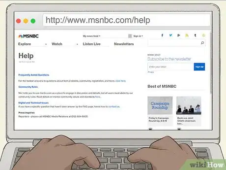 Image titled Contact MSNBC News Step 3