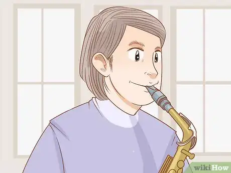 Image titled Blow Into a Saxophone Step 12