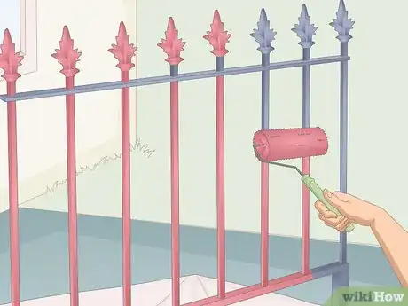 Image titled Prepare a Wrought Iron Fence for Painting Step 8