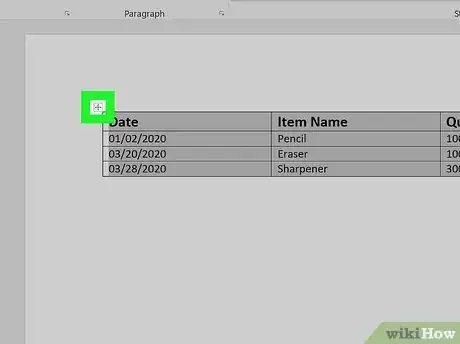 Image titled Copy a Table from Word Step 5