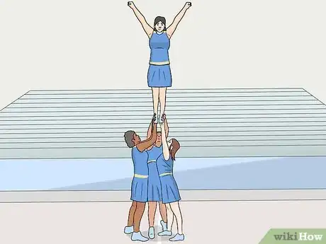 Image titled Be a Good Flyer in Cheerleading Step 3