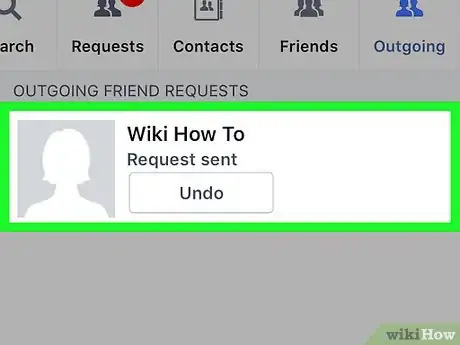 Image titled Track Friend Requests You've Sent on Facebook Step 5