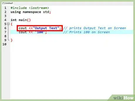 Image titled Use C++ to Write Cin and Cout Statements Step 6