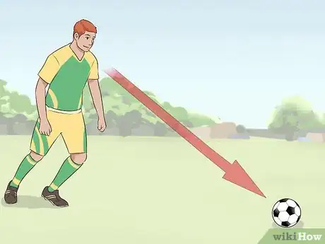 Image titled Shoot a Soccer Ball Step 2