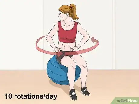 Image titled Use an Exercise Ball to Help with Lower Back Pain Step 2