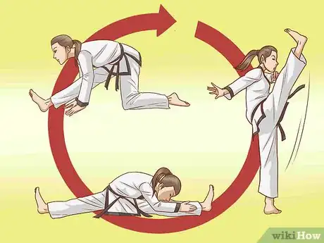 Image titled Get Better in Tae kwon do Poomsae Step 2