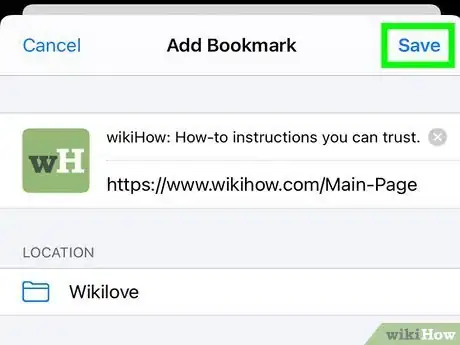 Image titled Bookmark on an iPad Step 7