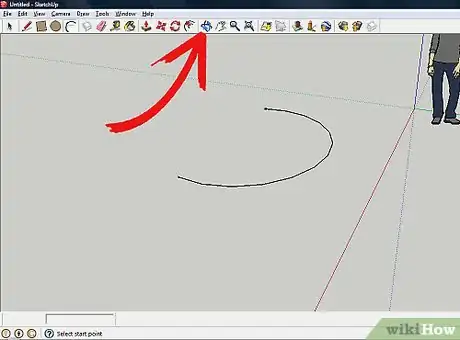 Image titled Create a Pipe in SketchUp With the Follow Me Tool Step 2