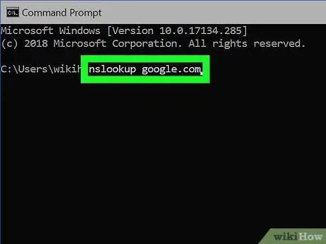 Image titled Get Website Information Using Command Prompt Step 6