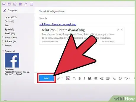 Image titled Hyperlink in Yahoo Mail Step 9