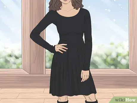 Image titled Wear a Little Black Dress in Winter Step 15