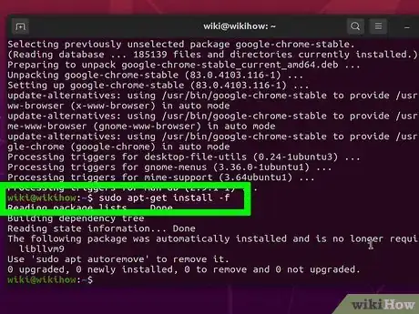 Image titled Install Google Chrome Using Terminal on Linux Step 6