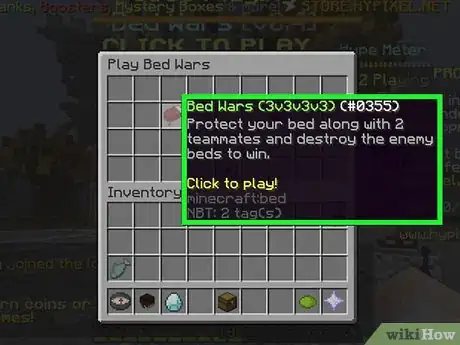 Image titled Play Minecraft Bed Wars Step 1