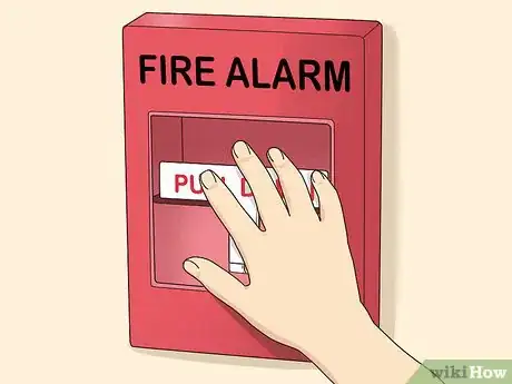 Image titled React to a Fire Alarm at School (Kids) Step 11