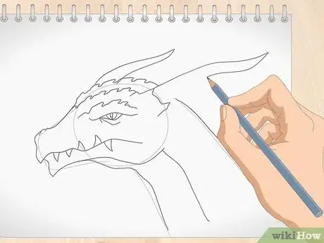 Image titled Draw a Dragon Head Step 8