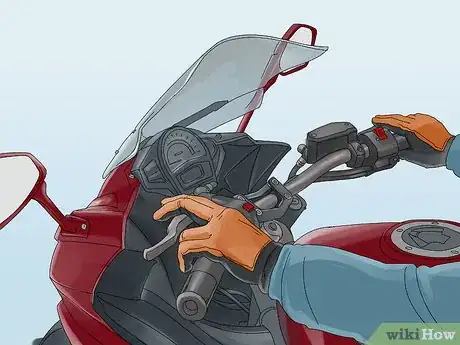 Image titled Brake Properly on a Motorcycle Step 5