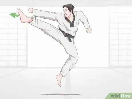 Image titled Execute Jump Kicks (Twio Chagi) in Taekwondo Step 40