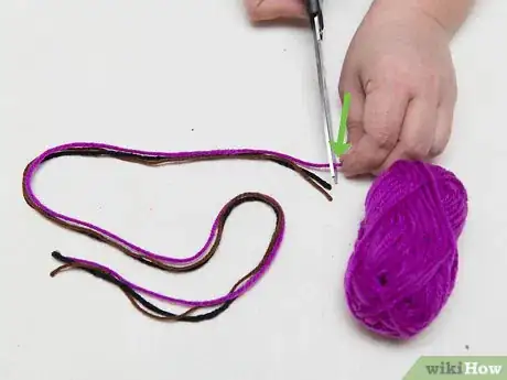 Image titled Make Bracelets out of Thread Step 1