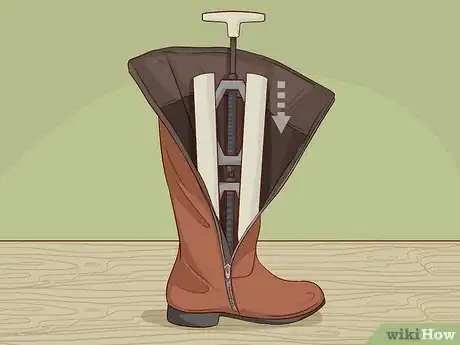 Image titled Stretch the Calves of Leather Boots Step 2