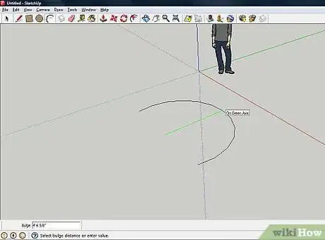Image titled Create a Pipe in SketchUp With the Follow Me Tool Step 1