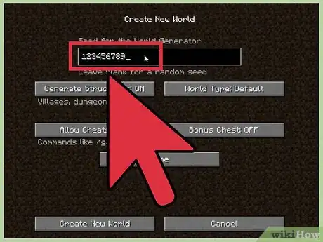 Image titled Use Seeds in Minecraft Step 2